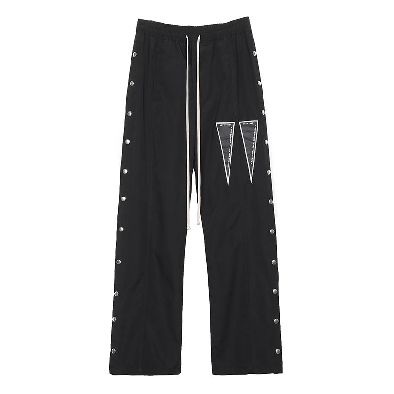 Men's Wide Leg Casual Trousers