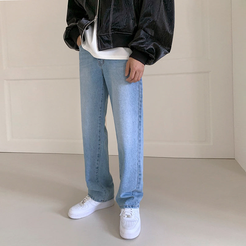 Wide Leg Plain Casual Trousers